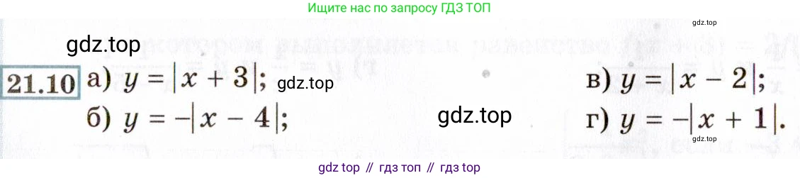 ГДЗ Алгебра, 8 класс Учебник, авторы: Мордкович Александр Григорьевич, Александрова Лилия Александровна, Мишустина Татьяна Николаевна, Тульчинская Елена Ефимовна, Семенов Павел Владимирович, издательство Мнемозина, Москва, 2019, Часть 2, страница 120, номер 21.10, Условие