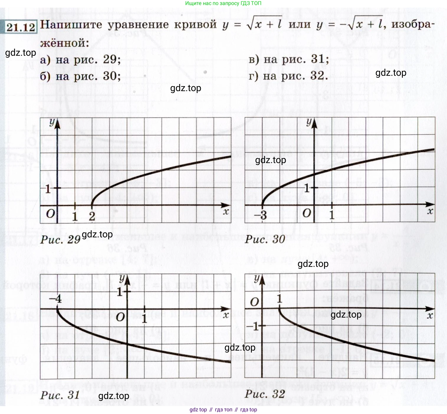 ГДЗ Алгебра, 8 класс Учебник, авторы: Мордкович Александр Григорьевич, Александрова Лилия Александровна, Мишустина Татьяна Николаевна, Тульчинская Елена Ефимовна, Семенов Павел Владимирович, издательство Мнемозина, Москва, 2019, Часть 2, страница 121, номер 21.12, Условие