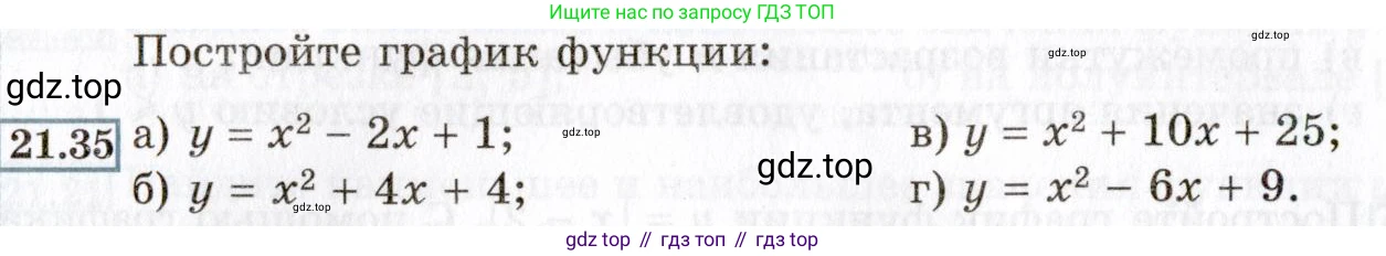 ГДЗ Алгебра, 8 класс Учебник, авторы: Мордкович Александр Григорьевич, Александрова Лилия Александровна, Мишустина Татьяна Николаевна, Тульчинская Елена Ефимовна, Семенов Павел Владимирович, издательство Мнемозина, Москва, 2019, Часть 2, страница 126, номер 21.35, Условие