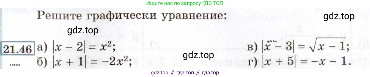 ГДЗ Алгебра, 8 класс Учебник, авторы: Мордкович Александр Григорьевич, Александрова Лилия Александровна, Мишустина Татьяна Николаевна, Тульчинская Елена Ефимовна, Семенов Павел Владимирович, издательство Мнемозина, Москва, 2019, Часть 2, страница 127, номер 21.46, Условие
