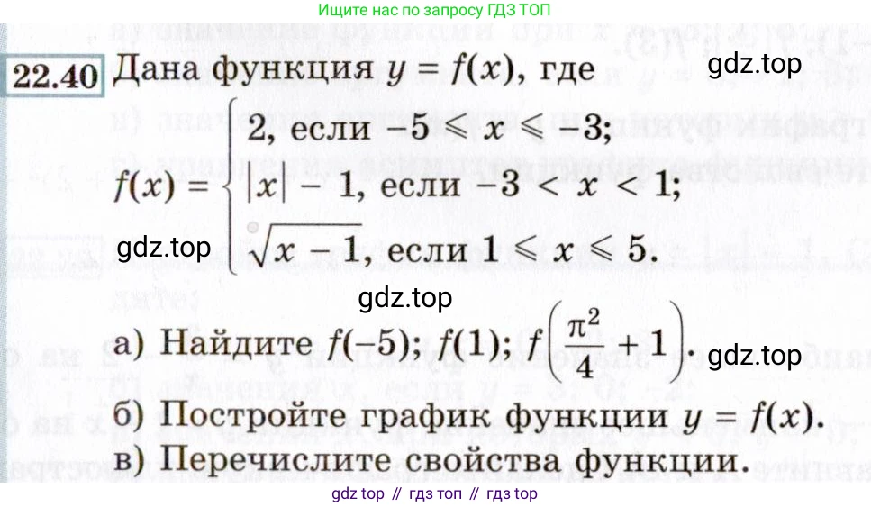 ГДЗ Алгебра, 8 класс Учебник, авторы: Мордкович Александр Григорьевич, Александрова Лилия Александровна, Мишустина Татьяна Николаевна, Тульчинская Елена Ефимовна, Семенов Павел Владимирович, издательство Мнемозина, Москва, 2019, Часть 2, страница 136, номер 22.40, Условие