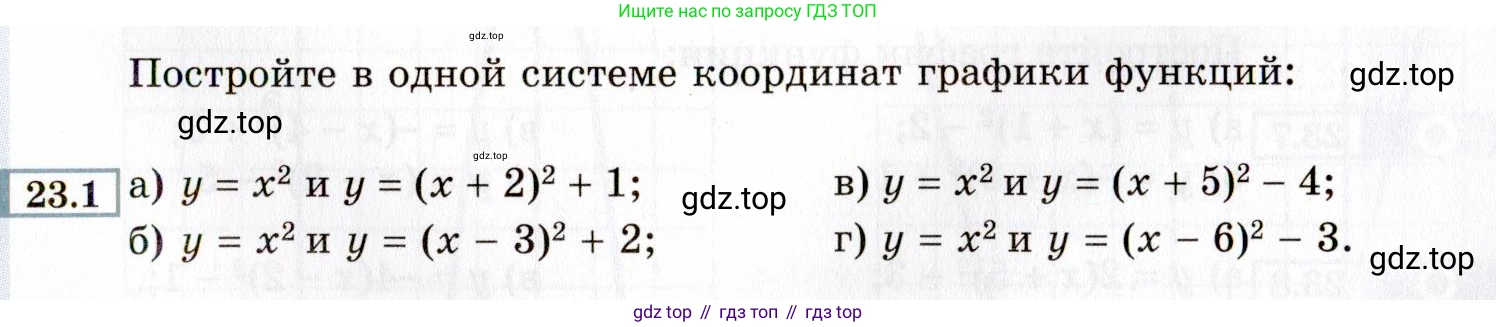ГДЗ Алгебра, 8 класс Учебник, авторы: Мордкович Александр Григорьевич, Александрова Лилия Александровна, Мишустина Татьяна Николаевна, Тульчинская Елена Ефимовна, Семенов Павел Владимирович, издательство Мнемозина, Москва, 2019, Часть 2, страница 137, номер 23.1, Условие