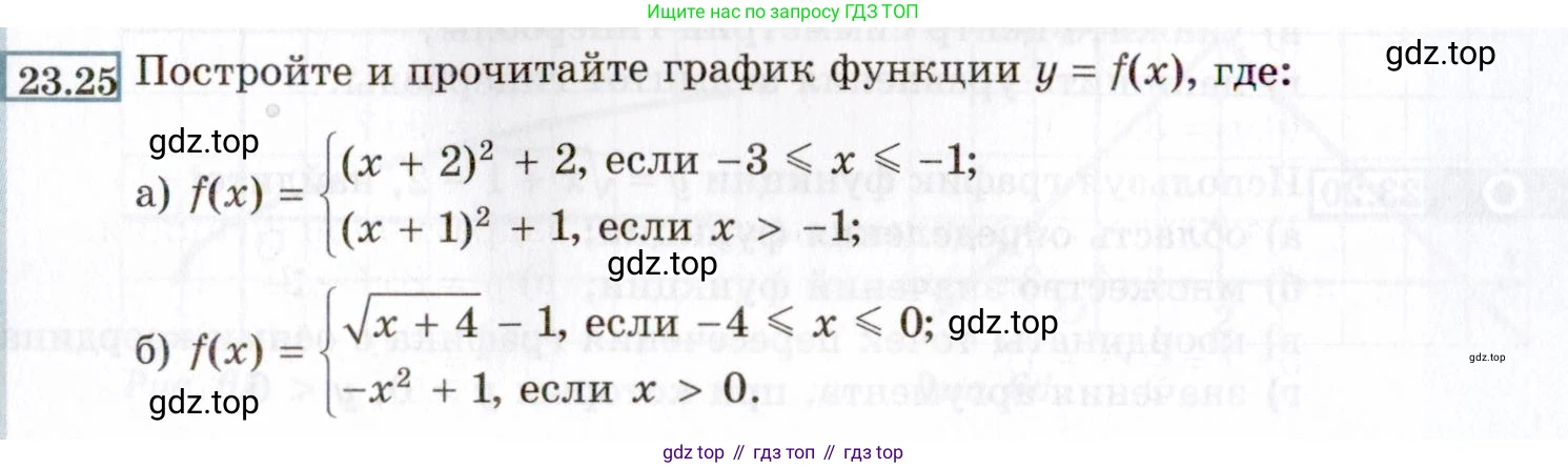 ГДЗ Алгебра, 8 класс Учебник, авторы: Мордкович Александр Григорьевич, Александрова Лилия Александровна, Мишустина Татьяна Николаевна, Тульчинская Елена Ефимовна, Семенов Павел Владимирович, издательство Мнемозина, Москва, 2019, Часть 2, страница 142, номер 23.25, Условие