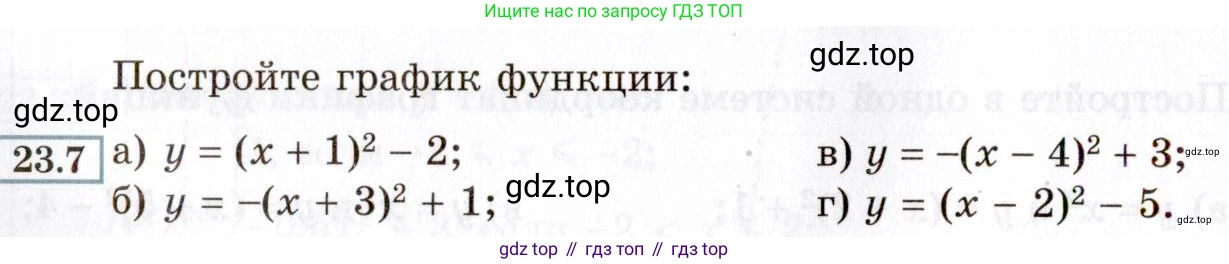 ГДЗ Алгебра, 8 класс Учебник, авторы: Мордкович Александр Григорьевич, Александрова Лилия Александровна, Мишустина Татьяна Николаевна, Тульчинская Елена Ефимовна, Семенов Павел Владимирович, издательство Мнемозина, Москва, 2019, Часть 2, страница 138, номер 23.7, Условие