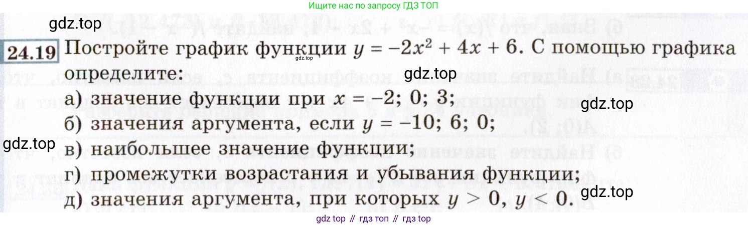 ГДЗ Алгебра, 8 класс Учебник, авторы: Мордкович Александр Григорьевич, Александрова Лилия Александровна, Мишустина Татьяна Николаевна, Тульчинская Елена Ефимовна, Семенов Павел Владимирович, издательство Мнемозина, Москва, 2019, Часть 2, страница 145, номер 24.19, Условие
