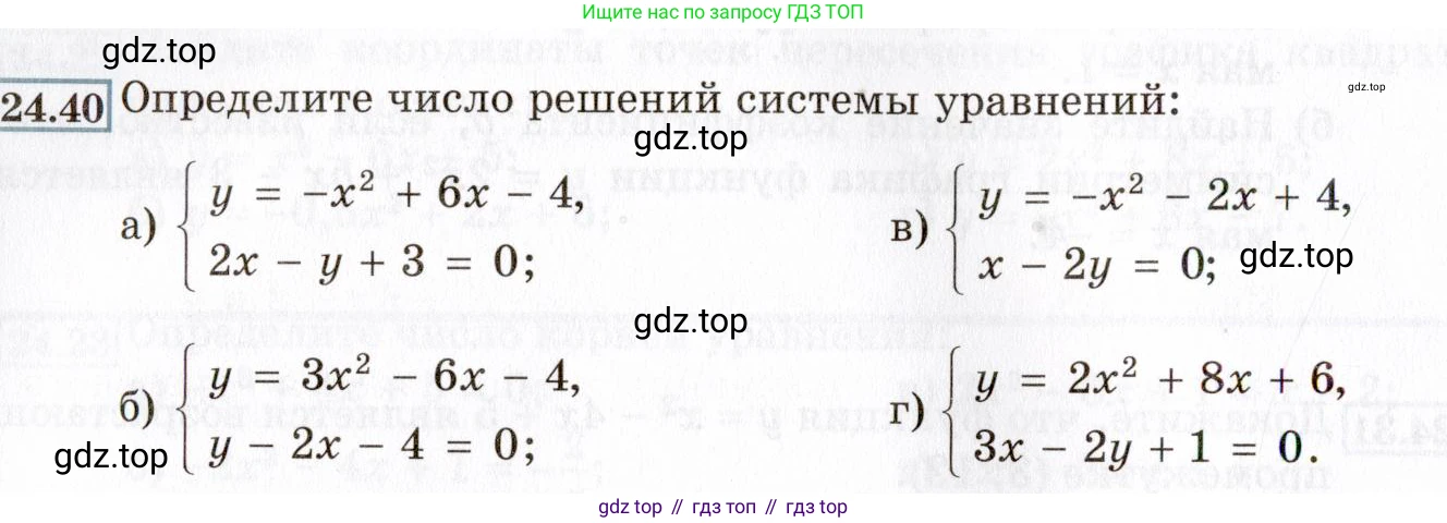 ГДЗ Алгебра, 8 класс Учебник, авторы: Мордкович Александр Григорьевич, Александрова Лилия Александровна, Мишустина Татьяна Николаевна, Тульчинская Елена Ефимовна, Семенов Павел Владимирович, издательство Мнемозина, Москва, 2019, Часть 2, страница 148, номер 24.40, Условие