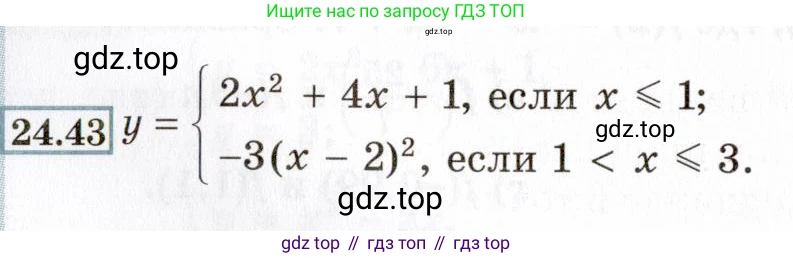ГДЗ Алгебра, 8 класс Учебник, авторы: Мордкович Александр Григорьевич, Александрова Лилия Александровна, Мишустина Татьяна Николаевна, Тульчинская Елена Ефимовна, Семенов Павел Владимирович, издательство Мнемозина, Москва, 2019, Часть 2, страница 148, номер 24.43, Условие