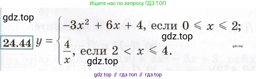 ГДЗ Алгебра, 8 класс Учебник, авторы: Мордкович Александр Григорьевич, Александрова Лилия Александровна, Мишустина Татьяна Николаевна, Тульчинская Елена Ефимовна, Семенов Павел Владимирович, издательство Мнемозина, Москва, 2019, Часть 2, страница 148, номер 24.44, Условие