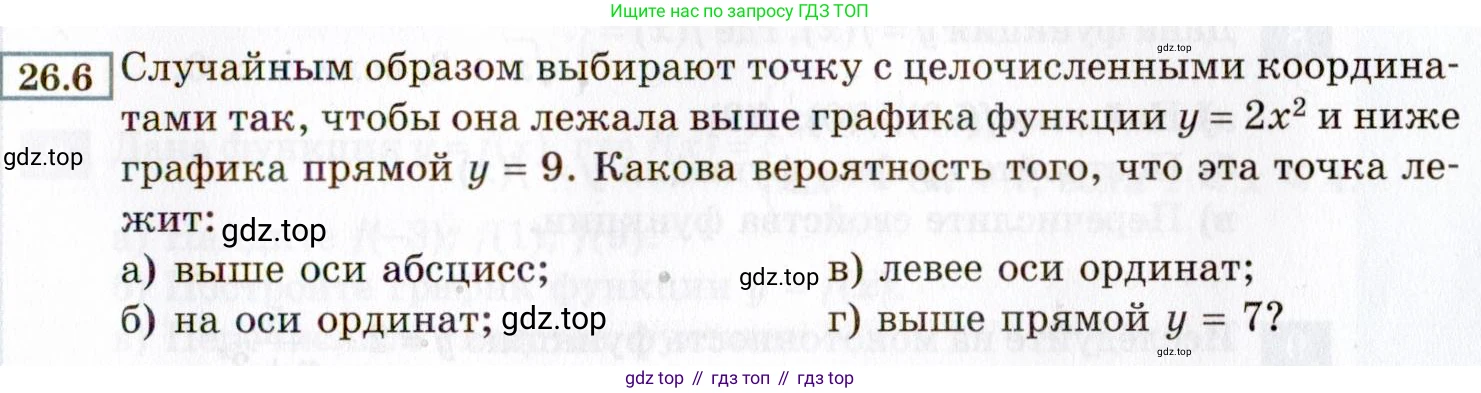 ГДЗ Алгебра, 8 класс Учебник, авторы: Мордкович Александр Григорьевич, Александрова Лилия Александровна, Мишустина Татьяна Николаевна, Тульчинская Елена Ефимовна, Семенов Павел Владимирович, издательство Мнемозина, Москва, 2019, Часть 2, страница 153, номер 26.6, Условие