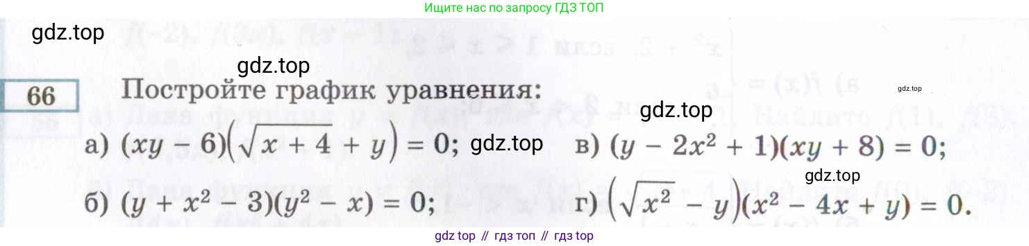 ГДЗ Алгебра, 8 класс Учебник, авторы: Мордкович Александр Григорьевич, Александрова Лилия Александровна, Мишустина Татьяна Николаевна, Тульчинская Елена Ефимовна, Семенов Павел Владимирович, издательство Мнемозина, Москва, 2019, Часть 2, страница 228, номер 66, Условие