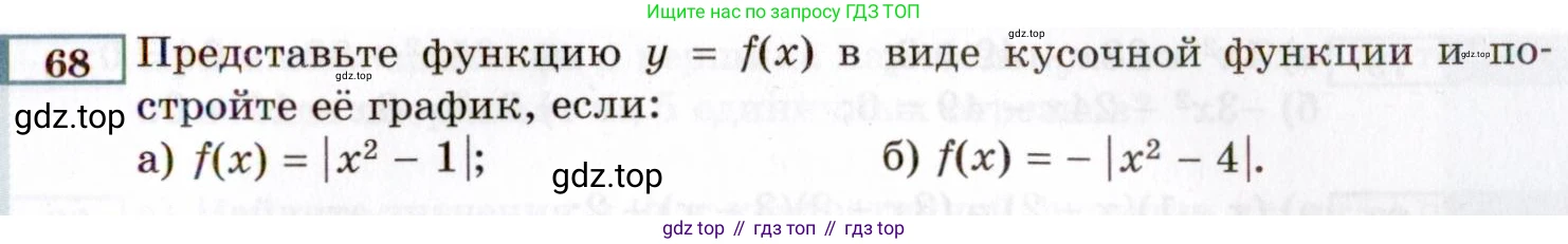 ГДЗ Алгебра, 8 класс Учебник, авторы: Мордкович Александр Григорьевич, Александрова Лилия Александровна, Мишустина Татьяна Николаевна, Тульчинская Елена Ефимовна, Семенов Павел Владимирович, издательство Мнемозина, Москва, 2019, Часть 2, страница 229, номер 68, Условие