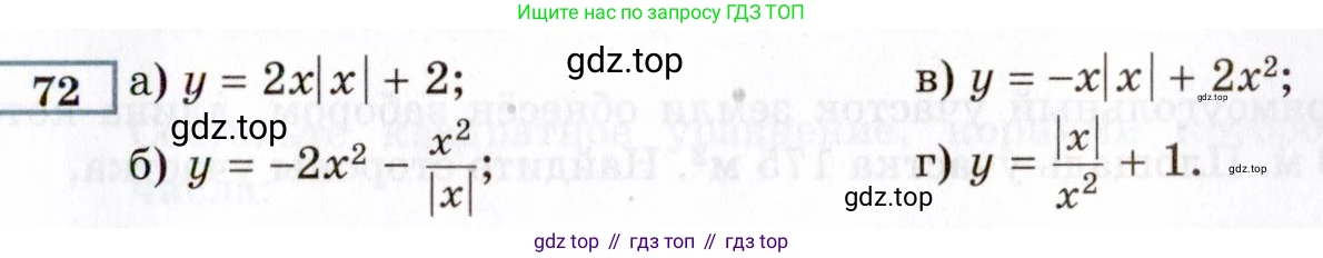 ГДЗ Алгебра, 8 класс Учебник, авторы: Мордкович Александр Григорьевич, Александрова Лилия Александровна, Мишустина Татьяна Николаевна, Тульчинская Елена Ефимовна, Семенов Павел Владимирович, издательство Мнемозина, Москва, 2019, Часть 2, страница 229, номер 72, Условие