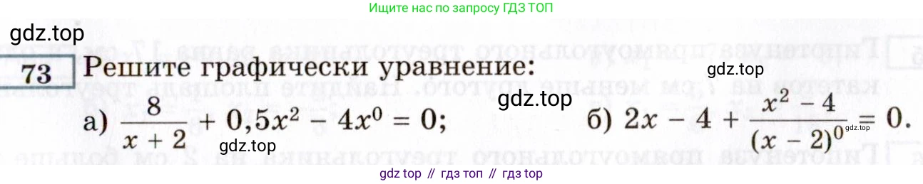 ГДЗ Алгебра, 8 класс Учебник, авторы: Мордкович Александр Григорьевич, Александрова Лилия Александровна, Мишустина Татьяна Николаевна, Тульчинская Елена Ефимовна, Семенов Павел Владимирович, издательство Мнемозина, Москва, 2019, Часть 2, страница 229, номер 73, Условие