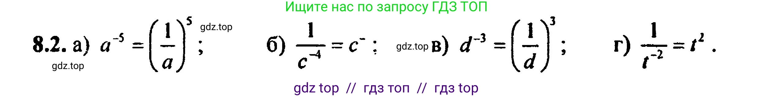 Алгебра, 8 класс Учебник, авторы: Мордкович Александр Григорьевич, Александрова Лилия Александровна, Мишустина Татьяна Николаевна, Тульчинская Елена Ефимовна, Семенов Павел Владимирович, издательство Мнемозина, Москва, 2019, Часть 2, страница 52, номер 8.2, Решение 5
