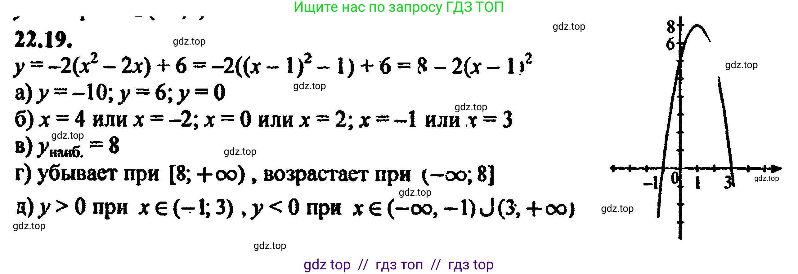 Алгебра, 8 класс Учебник, авторы: Мордкович Александр Григорьевич, Александрова Лилия Александровна, Мишустина Татьяна Николаевна, Тульчинская Елена Ефимовна, Семенов Павел Владимирович, издательство Мнемозина, Москва, 2019, Часть 2, страница 145, номер 24.19, Решение 5