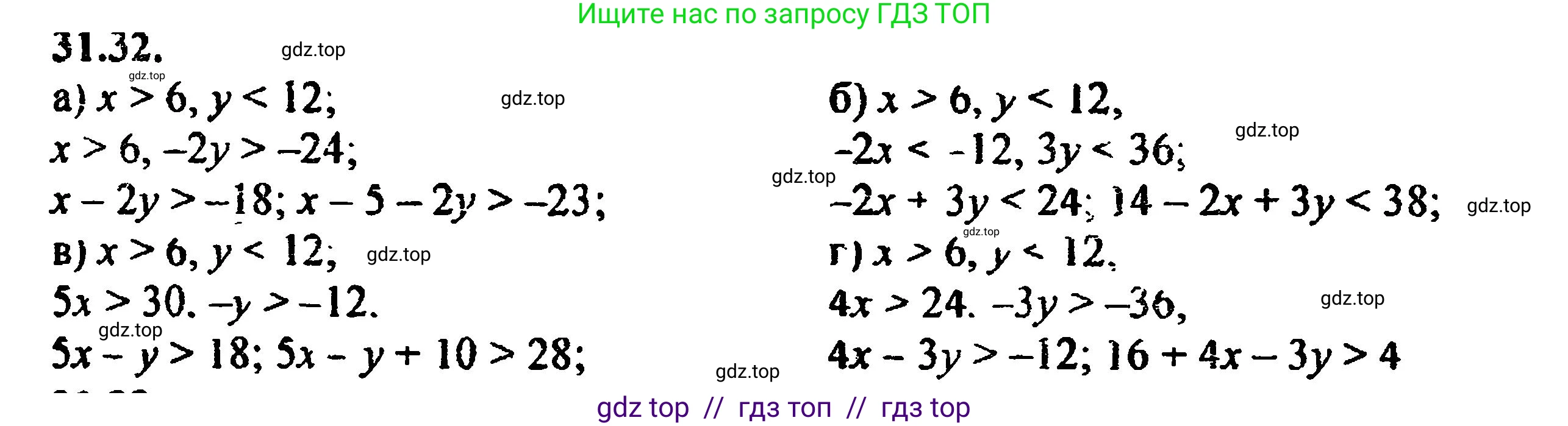 Алгебра, 8 класс Учебник, авторы: Мордкович Александр Григорьевич, Александрова Лилия Александровна, Мишустина Татьяна Николаевна, Тульчинская Елена Ефимовна, Семенов Павел Владимирович, издательство Мнемозина, Москва, 2019, Часть 2, страница 197, номер 35.32, Решение 5