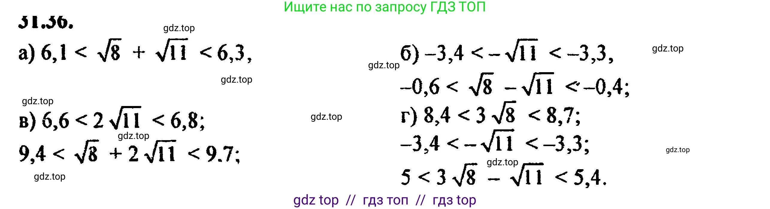 Алгебра, 8 класс Учебник, авторы: Мордкович Александр Григорьевич, Александрова Лилия Александровна, Мишустина Татьяна Николаевна, Тульчинская Елена Ефимовна, Семенов Павел Владимирович, издательство Мнемозина, Москва, 2019, Часть 2, страница 198, номер 35.36, Решение 5