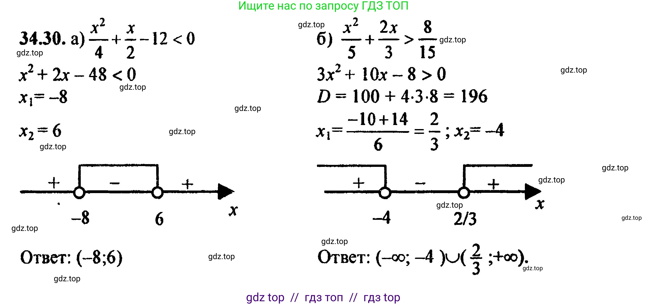 Алгебра, 8 класс Учебник, авторы: Мордкович Александр Григорьевич, Александрова Лилия Александровна, Мишустина Татьяна Николаевна, Тульчинская Елена Ефимовна, Семенов Павел Владимирович, издательство Мнемозина, Москва, 2019, Часть 2, страница 208, номер 37.30, Решение 5