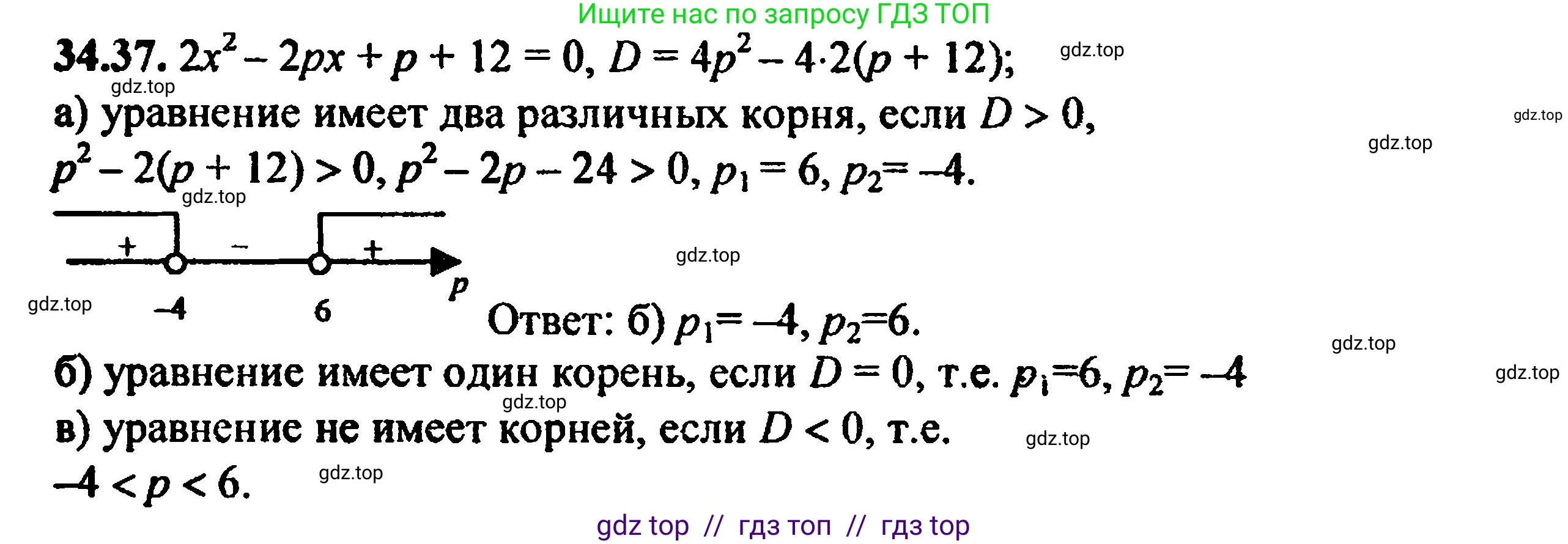 Алгебра, 8 класс Учебник, авторы: Мордкович Александр Григорьевич, Александрова Лилия Александровна, Мишустина Татьяна Николаевна, Тульчинская Елена Ефимовна, Семенов Павел Владимирович, издательство Мнемозина, Москва, 2019, Часть 2, страница 208, номер 37.37, Решение 5