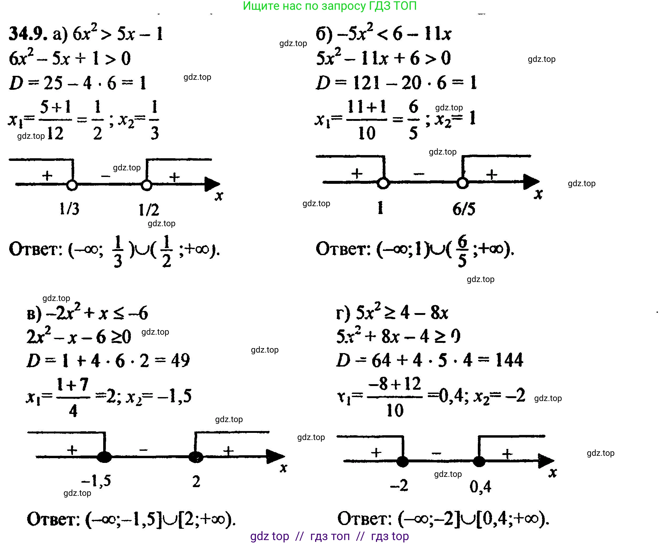 Алгебра, 8 класс Учебник, авторы: Мордкович Александр Григорьевич, Александрова Лилия Александровна, Мишустина Татьяна Николаевна, Тульчинская Елена Ефимовна, Семенов Павел Владимирович, издательство Мнемозина, Москва, 2019, Часть 2, страница 205, номер 37.6, Решение 5
