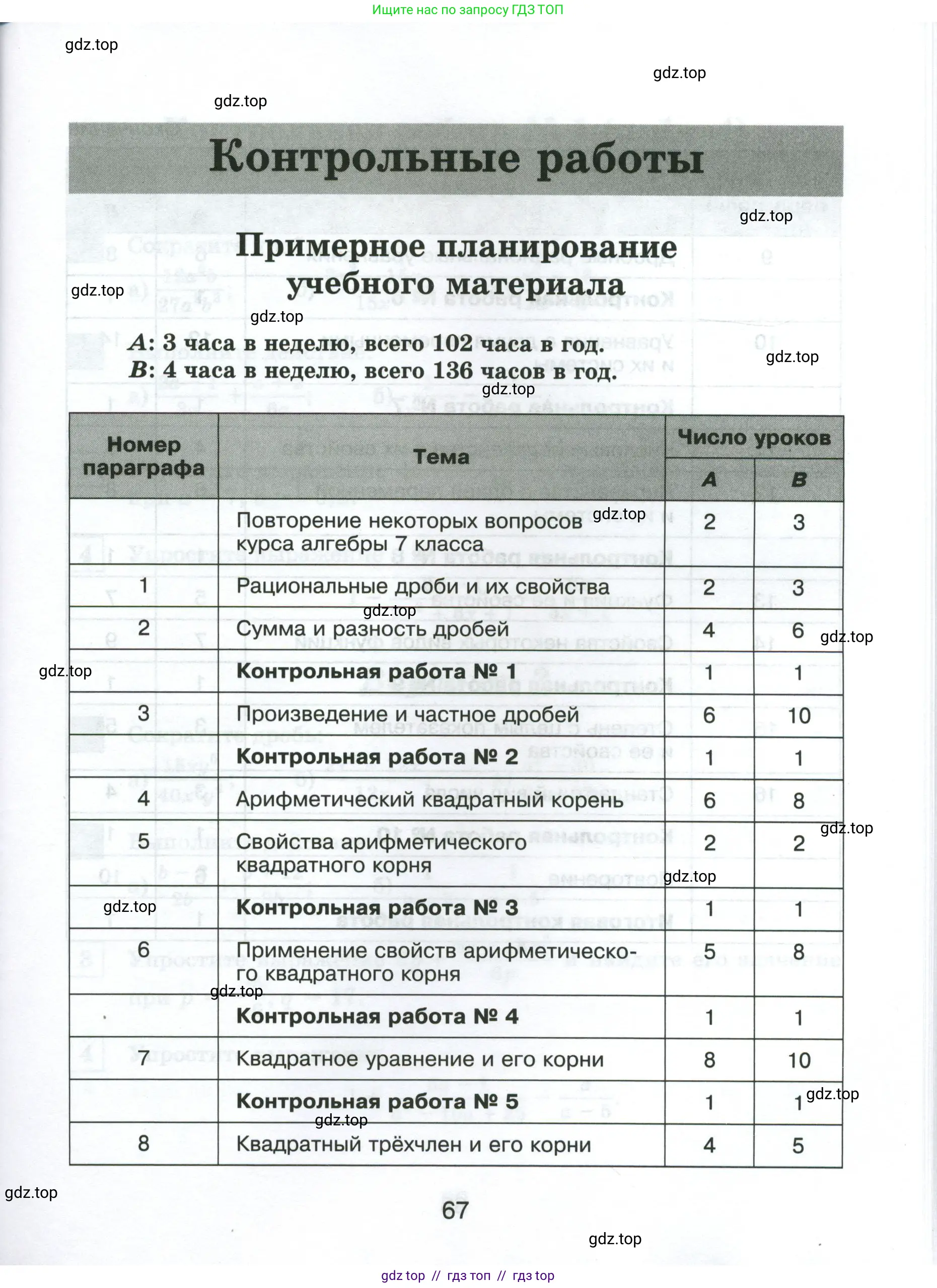 Условие