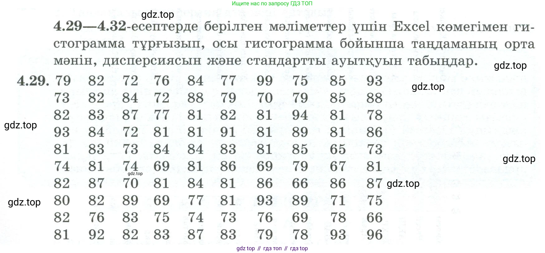 ГДЗ Алгебра, 8 класс Учебник, авторы: Шыныбеков Абдухали Насырович, Шыныбеков Данияр Абдухалиевич, Жумабаев Ринат Нурланович, издательство Атамұра, Алматы, 2018, страница 144, номер 4.29, Условие (кз)