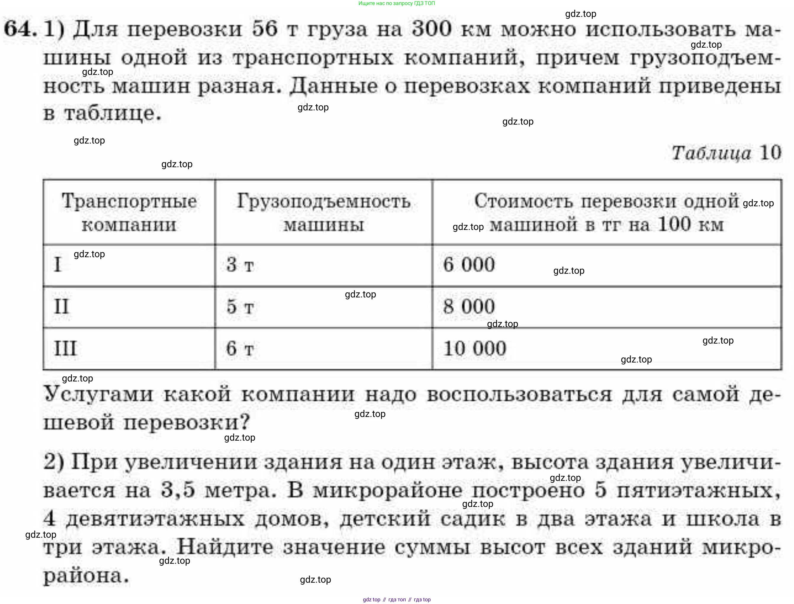 ГДЗ Алгебра, 9 класс Учебник, авторы: Абылкасымова Алма Есимбековна, Кучер Татьяна Павловна, Корчевский Владимир Евгеньевич, Жумагулова Зауре Абдыкеновна, издательство Мектеп, Алматы, 2019, бирюзового цвета, Часть 2, страница 131, номер 64, Условие рус