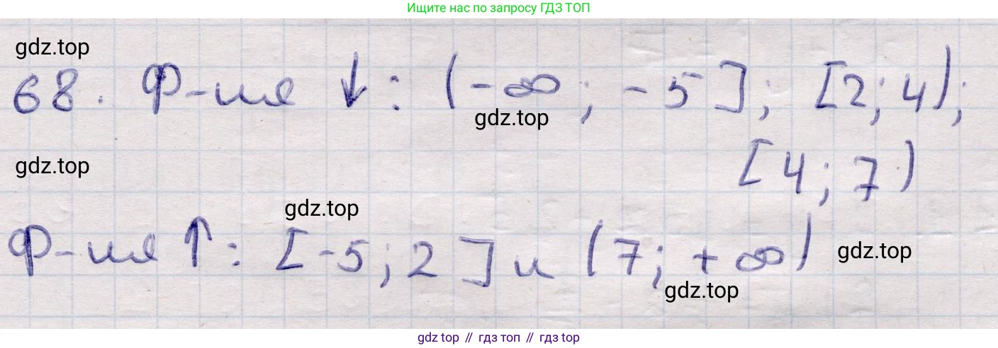 ГДЗ Алгебра, 9 класс Учебник, авторы: Абылкасымова Алма Есимбековна, Кучер Татьяна Павловна, Корчевский Владимир Евгеньевич, Жумагулова Зауре Абдыкеновна, издательство Мектеп, Алматы, 2019, бирюзового цвета, Часть 1, страница 19, номер 68, Решение