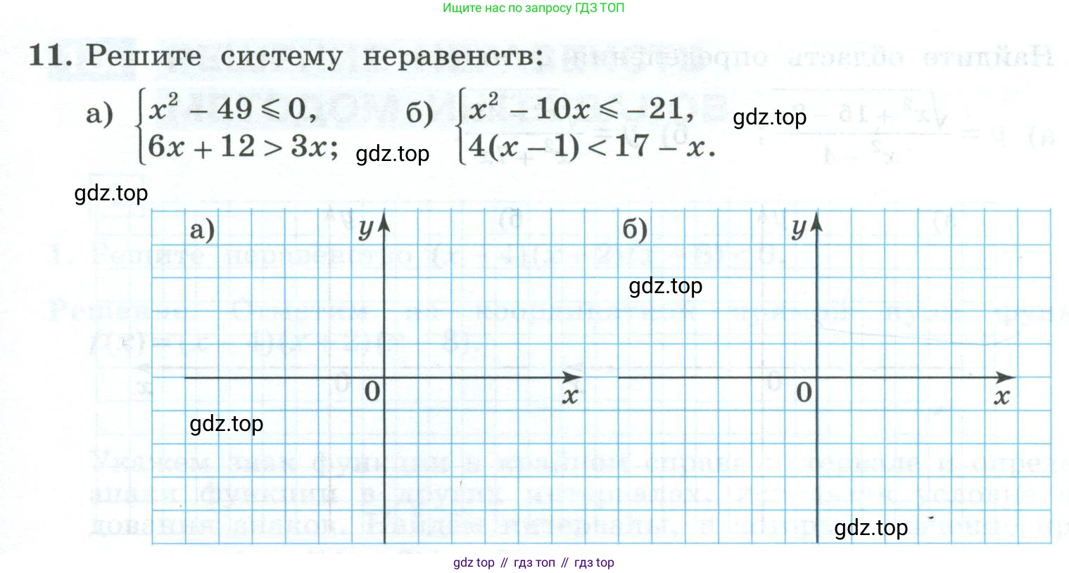 ГДЗ Алгебра, 9 класс рабочая тетрадь, авторы: Крайнева Лариса Борисовна, Миндюк Нора Григорьевна, Шлыкова Инга Соломоновна, издательство Просвещение, Москва, 2024, белого цвета, Часть 1, страница 87, номер 11, Условие