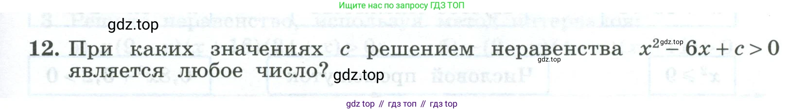 ГДЗ Алгебра, 9 класс рабочая тетрадь, авторы: Крайнева Лариса Борисовна, Миндюк Нора Григорьевна, Шлыкова Инга Соломоновна, издательство Просвещение, Москва, 2024, белого цвета, Часть 1, страница 87, номер 12, Условие