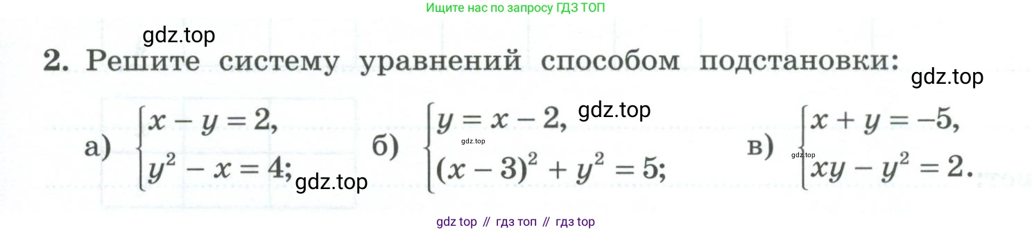 ГДЗ Алгебра, 9 класс рабочая тетрадь, авторы: Крайнева Лариса Борисовна, Миндюк Нора Григорьевна, Шлыкова Инга Соломоновна, издательство Просвещение, Москва, 2024, белого цвета, Часть 1, страница 103, номер 2, Условие