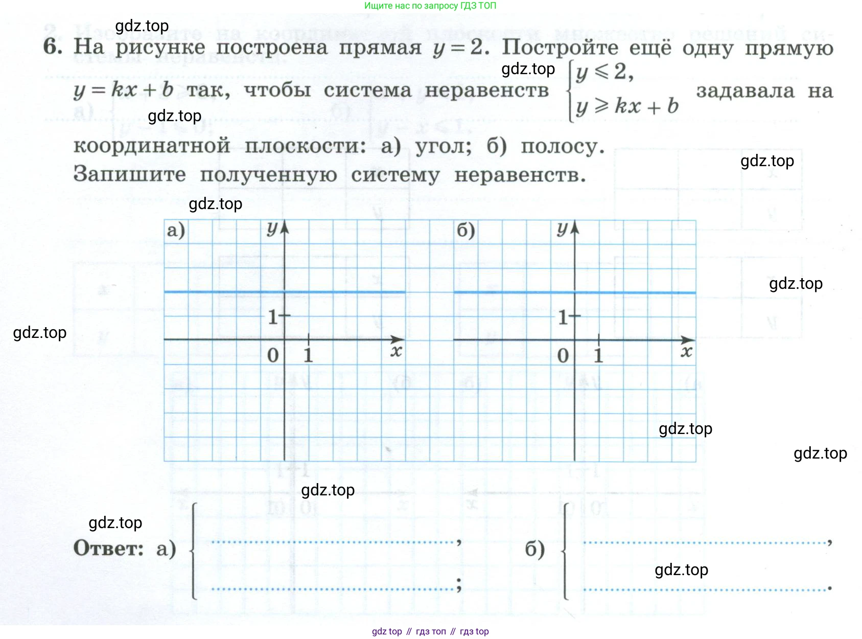 ГДЗ Алгебра, 9 класс рабочая тетрадь, авторы: Крайнева Лариса Борисовна, Миндюк Нора Григорьевна, Шлыкова Инга Соломоновна, издательство Просвещение, Москва, 2024, белого цвета, Часть 2, страница 24, номер 6, Условие