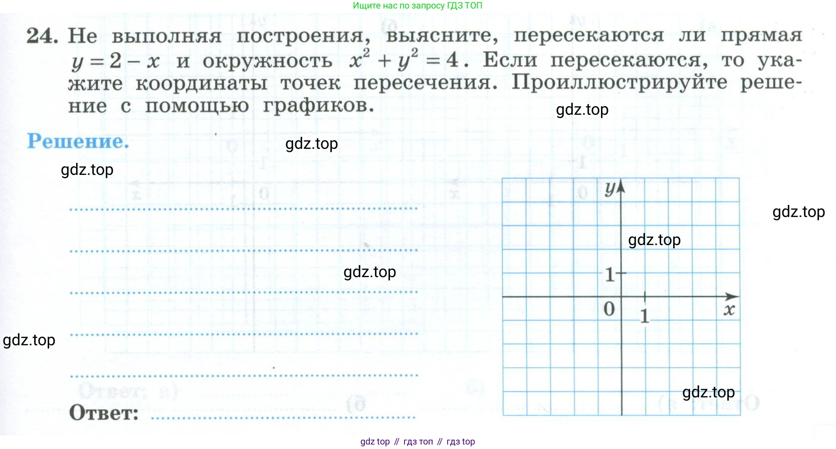 ГДЗ Алгебра, 9 класс рабочая тетрадь, авторы: Крайнева Лариса Борисовна, Миндюк Нора Григорьевна, Шлыкова Инга Соломоновна, издательство Просвещение, Москва, 2024, белого цвета, Часть 2, страница 83, номер 24, Условие