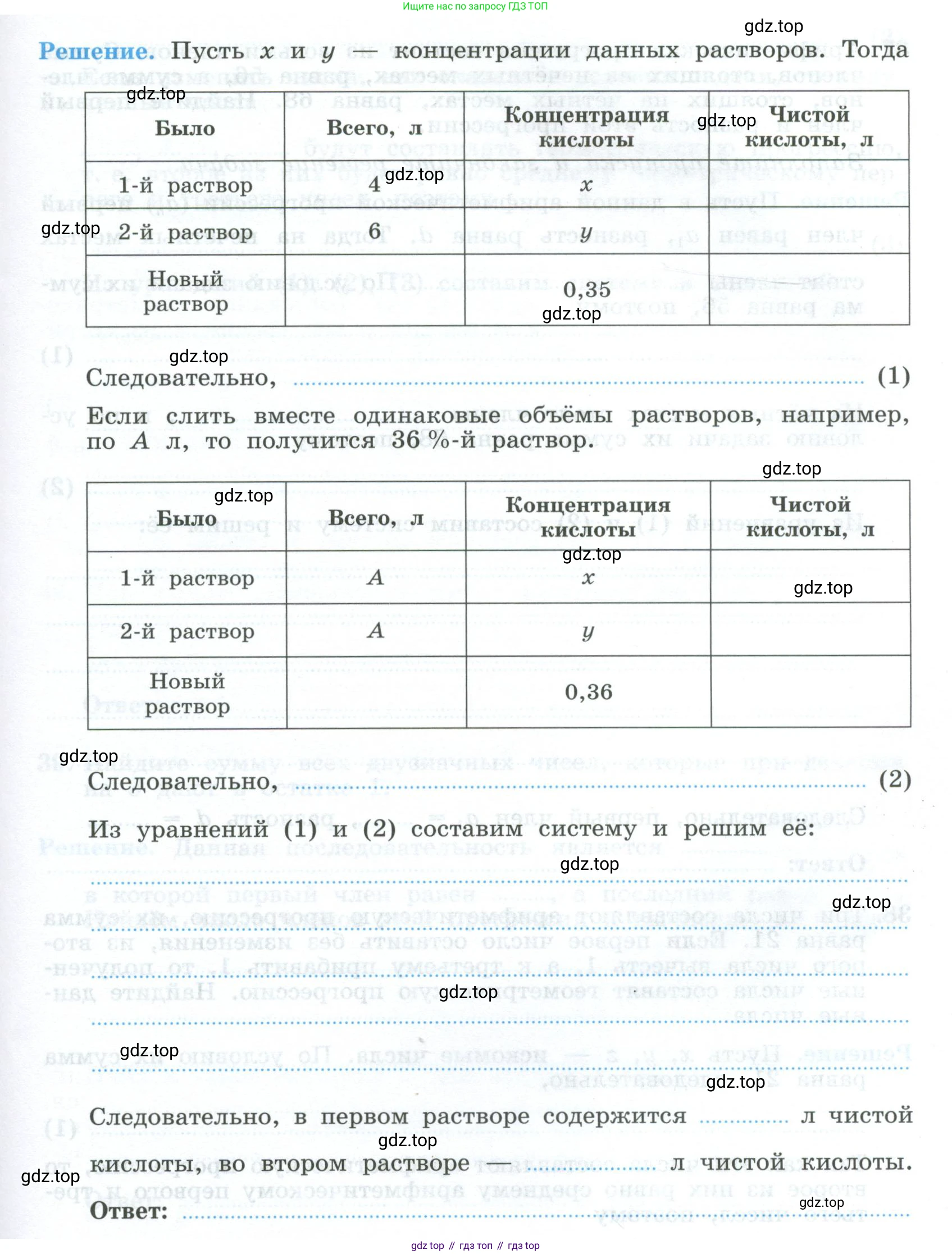 ГДЗ Алгебра, 9 класс рабочая тетрадь, авторы: Крайнева Лариса Борисовна, Миндюк Нора Григорьевна, Шлыкова Инга Соломоновна, издательство Просвещение, Москва, 2024, белого цвета, Часть 2, страница 94, номер 36, Условие (продолжение 2)