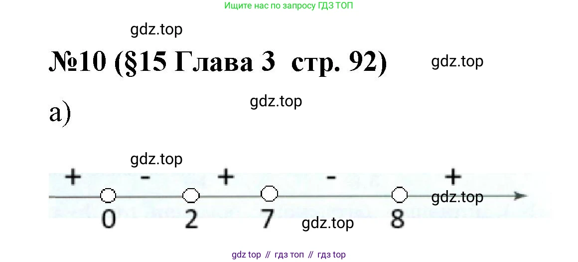 ГДЗ Алгебра, 9 класс рабочая тетрадь, авторы: Крайнева Лариса Борисовна, Миндюк Нора Григорьевна, Шлыкова Инга Соломоновна, издательство Просвещение, Москва, 2024, белого цвета, Часть 1, страница 92, номер 10, Решение