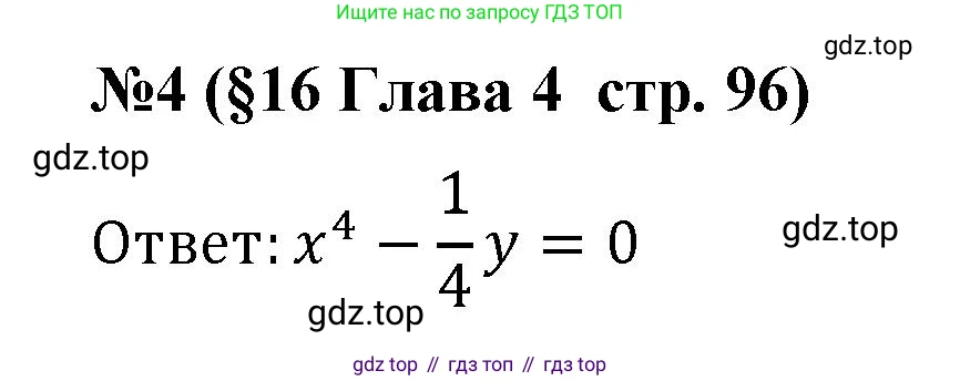 ГДЗ Алгебра, 9 класс рабочая тетрадь, авторы: Крайнева Лариса Борисовна, Миндюк Нора Григорьевна, Шлыкова Инга Соломоновна, издательство Просвещение, Москва, 2024, белого цвета, Часть 1, страница 96, номер 4, Решение