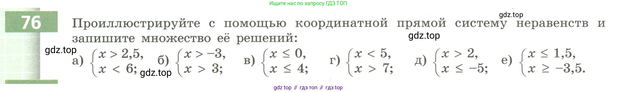 Алгебра, 9 класс Учебник, авторы: Бунимович Евгений Абрамович, Кузнецова Людмила Викторовна, Минаева Светлана Станиславовна, Рослова Лариса Олеговна, Суворова Светлана Борисовна, издательство Просвещение, Москва, 2018, оранжевого цвета, страница 28, номер 76, Условие