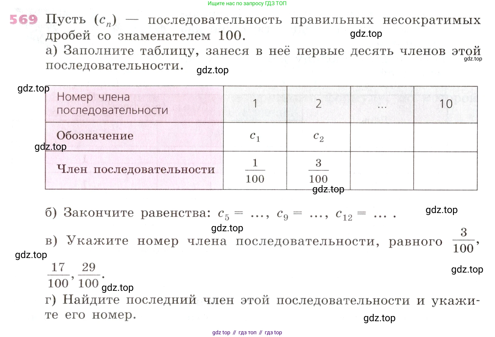 Алгебра, 9 класс Учебник, авторы: Дорофеев Георгий Владимирович, Суворова Светлана Борисовна, Бунимович Евгений Абрамович, Кузнецова Людмила Викторовна, Минаева Светлана Станиславовна, Рослова Лариса Олеговна, издательство Просвещение, Москва, 2019, белого цвета, страница 223, номер 569, Условие