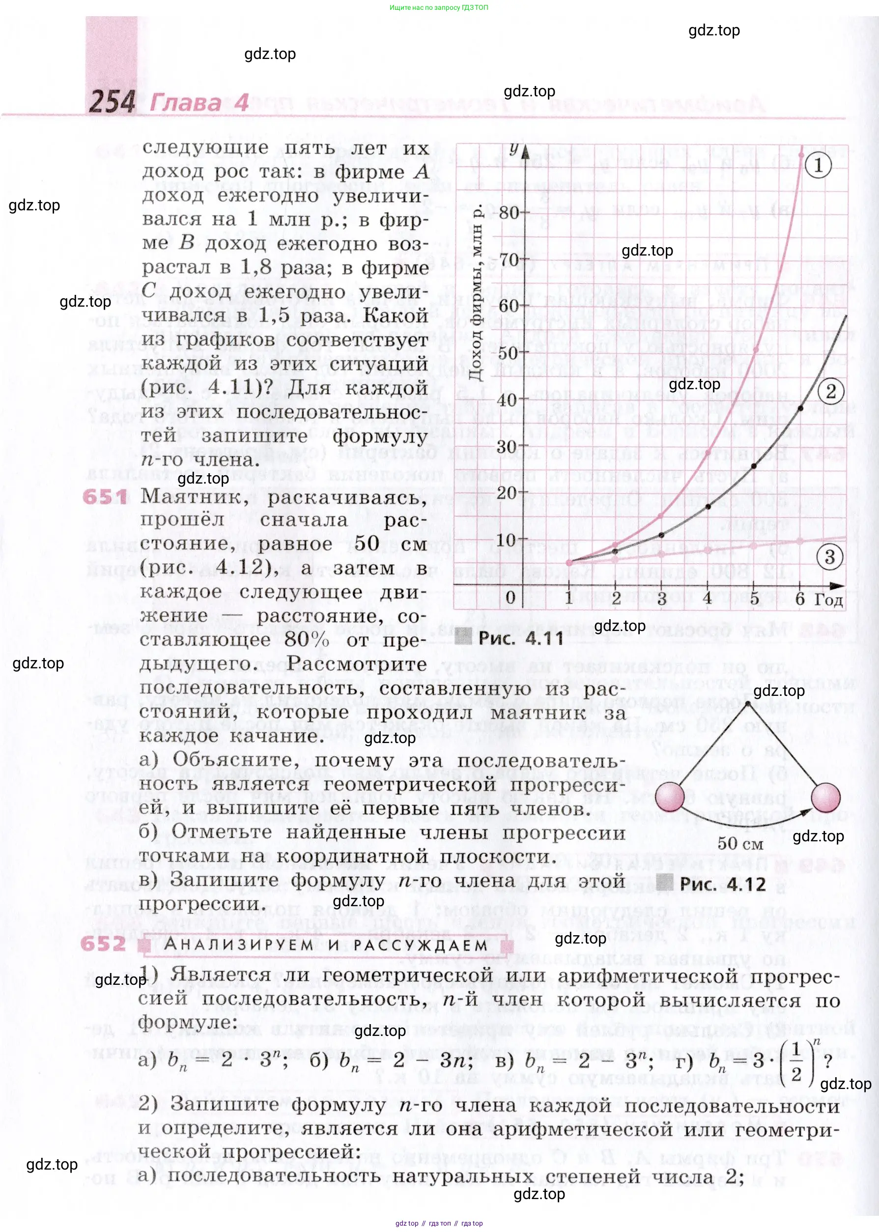 Алгебра, 9 класс Учебник, авторы: Дорофеев Георгий Владимирович, Суворова Светлана Борисовна, Бунимович Евгений Абрамович, Кузнецова Людмила Викторовна, Минаева Светлана Станиславовна, Рослова Лариса Олеговна, издательство Просвещение, Москва, 2019, белого цвета, страница 254