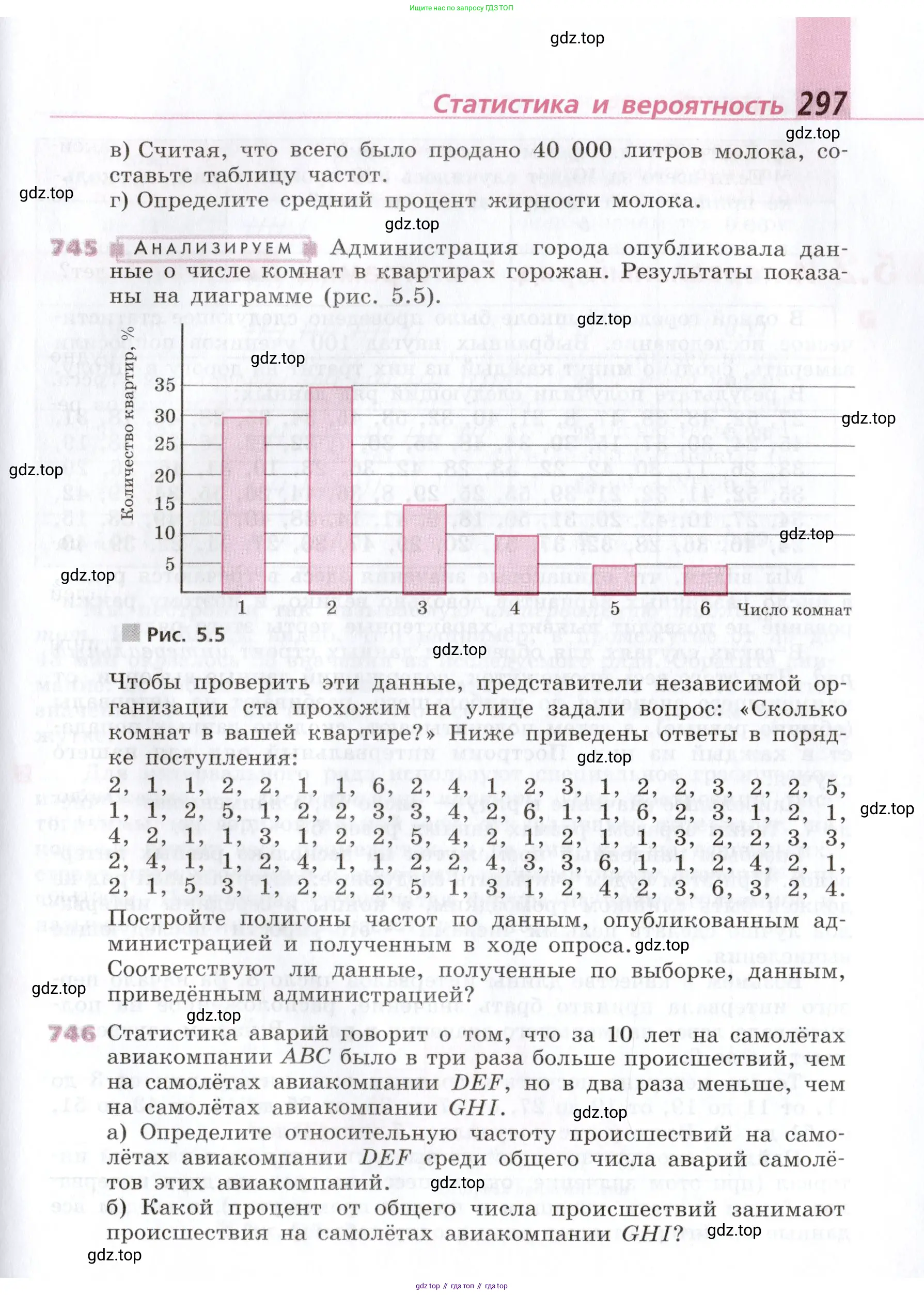 Алгебра, 9 класс Учебник, авторы: Дорофеев Георгий Владимирович, Суворова Светлана Борисовна, Бунимович Евгений Абрамович, Кузнецова Людмила Викторовна, Минаева Светлана Станиславовна, Рослова Лариса Олеговна, издательство Просвещение, Москва, 2019, белого цвета, страница 297
