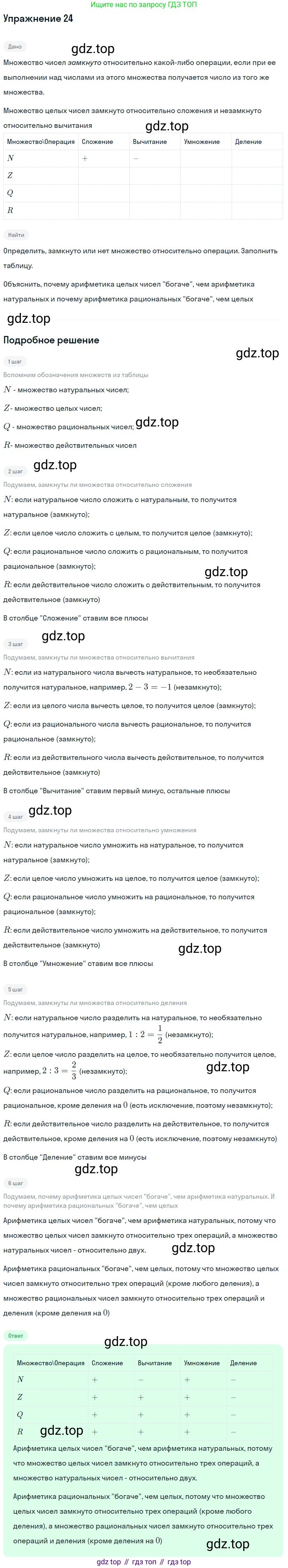 Алгебра, 9 класс Учебник, авторы: Дорофеев Георгий Владимирович, Суворова Светлана Борисовна, Бунимович Евгений Абрамович, Кузнецова Людмила Викторовна, Минаева Светлана Станиславовна, Рослова Лариса Олеговна, издательство Просвещение, Москва, 2019, белого цвета, страница 14, номер 24, Решение 1