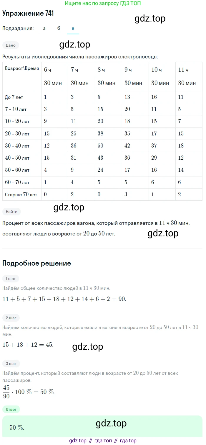 Алгебра, 9 класс Учебник, авторы: Дорофеев Георгий Владимирович, Суворова Светлана Борисовна, Бунимович Евгений Абрамович, Кузнецова Людмила Викторовна, Минаева Светлана Станиславовна, Рослова Лариса Олеговна, издательство Просвещение, Москва, 2019, белого цвета, страница 295, номер 741, Решение 1 (продолжение 3)