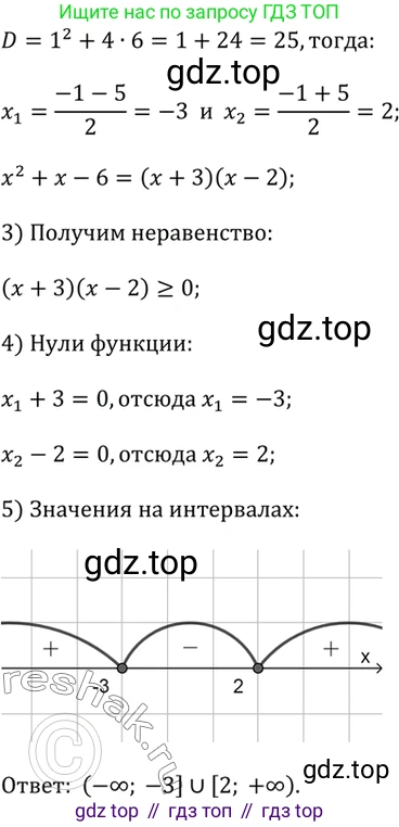 Алгебра, 9 класс Учебник, авторы: Дорофеев Георгий Владимирович, Суворова Светлана Борисовна, Бунимович Евгений Абрамович, Кузнецова Людмила Викторовна, Минаева Светлана Станиславовна, Рослова Лариса Олеговна, издательство Просвещение, Москва, 2019, белого цвета, страница 123, номер 316, Решение 2 (продолжение 3)