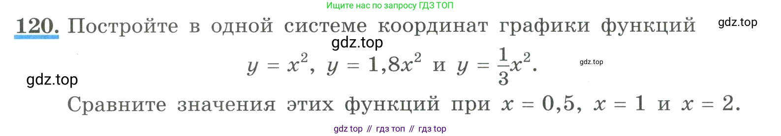 ГДЗ Алгебра, 9 класс Учебник, авторы: Макарычев Юрий Николаевич, Миндюк Нора Григорьевна, Нешков Константин Иванович, Суворова Светлана Борисовна, издательство Просвещение, Москва, 2023, белого цвета, страница 48, номер 120, Условие