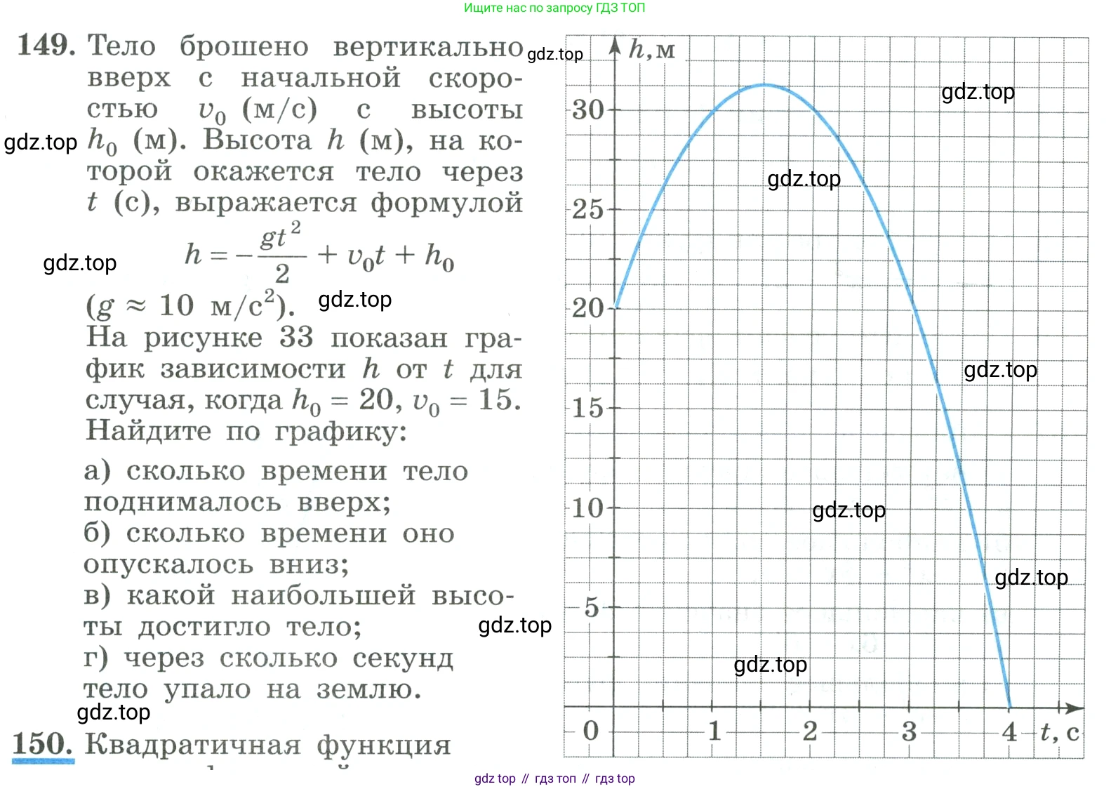 ГДЗ Алгебра, 9 класс Учебник, авторы: Макарычев Юрий Николаевич, Миндюк Нора Григорьевна, Нешков Константин Иванович, Суворова Светлана Борисовна, издательство Просвещение, Москва, 2023, белого цвета, страница 59, номер 149, Условие