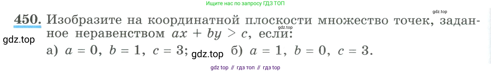 ГДЗ Алгебра, 9 класс Учебник, авторы: Макарычев Юрий Николаевич, Миндюк Нора Григорьевна, Нешков Константин Иванович, Суворова Светлана Борисовна, издательство Просвещение, Москва, 2023, белого цвета, страница 134, номер 450, Условие