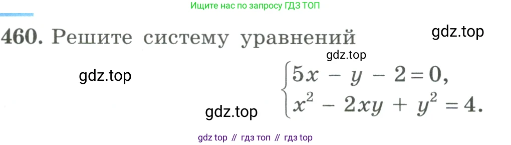 ГДЗ Алгебра, 9 класс Учебник, авторы: Макарычев Юрий Николаевич, Миндюк Нора Григорьевна, Нешков Константин Иванович, Суворова Светлана Борисовна, издательство Просвещение, Москва, 2023, белого цвета, страница 135, номер 460, Условие