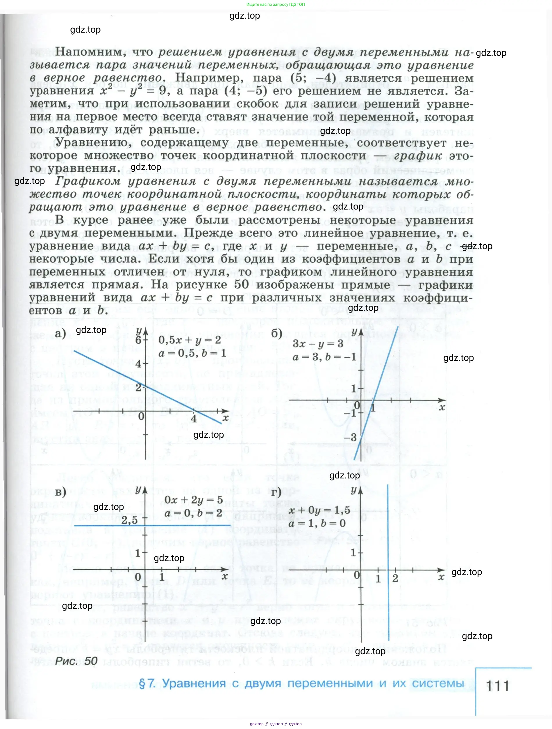 Алгебра, 9 класс Учебник, авторы: Макарычев Юрий Николаевич, Миндюк Нора Григорьевна, Нешков Константин Иванович, Суворова Светлана Борисовна, издательство Просвещение, Москва, 2023, белого цвета, страница 111