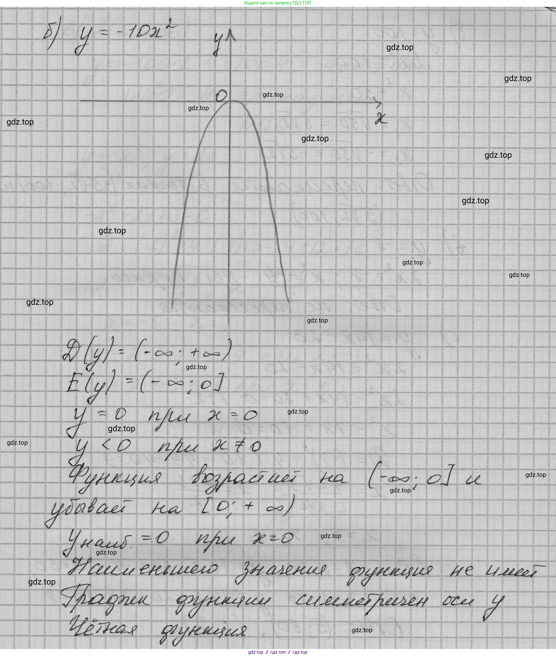 ГДЗ Алгебра, 9 класс Учебник, авторы: Макарычев Юрий Николаевич, Миндюк Нора Григорьевна, Нешков Константин Иванович, Суворова Светлана Борисовна, издательство Просвещение, Москва, 2023, белого цвета, страница 48, номер 123, Решение 1 (продолжение 2)