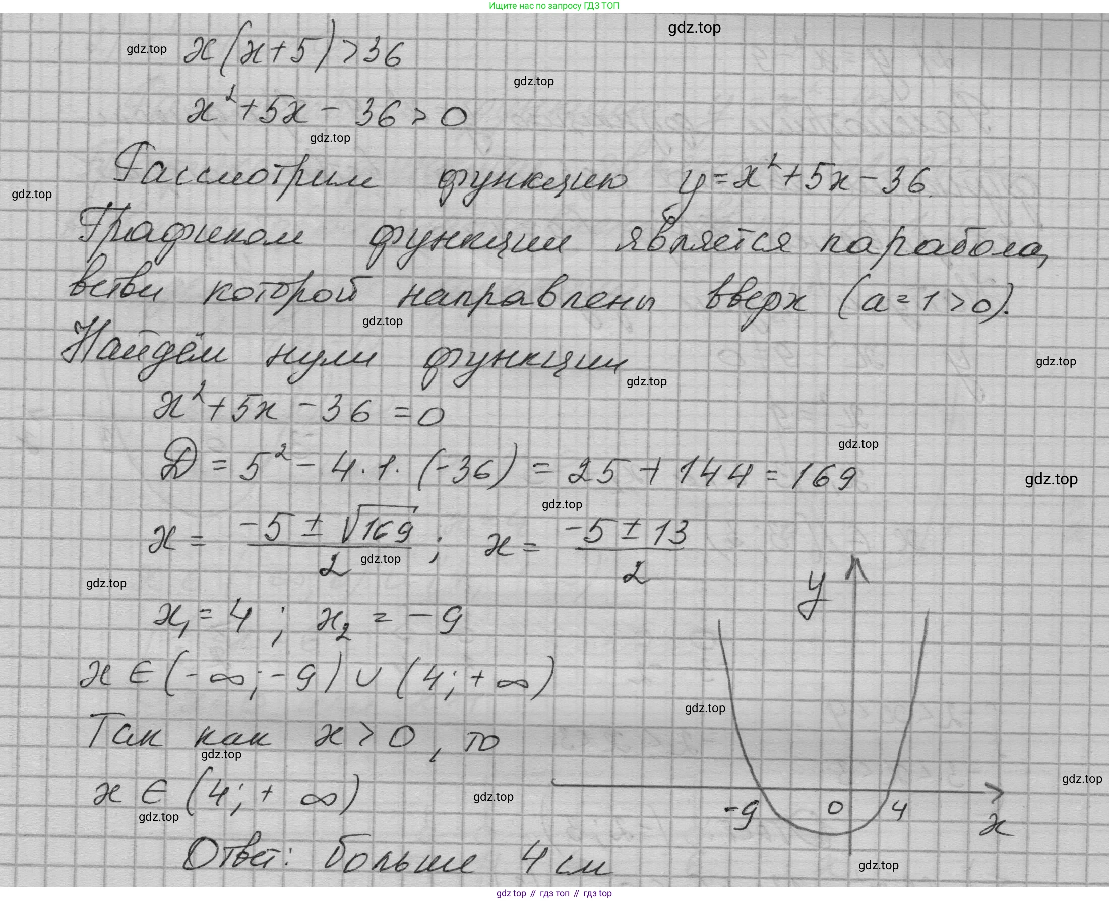 ГДЗ Алгебра, 9 класс Учебник, авторы: Макарычев Юрий Николаевич, Миндюк Нора Григорьевна, Нешков Константин Иванович, Суворова Светлана Борисовна, издательство Просвещение, Москва, 2023, белого цвета, страница 92, номер 279, Решение 1 (продолжение 2)